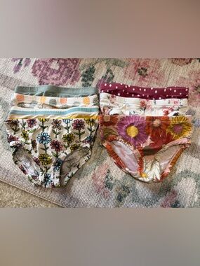 Girls Posh Peanut Bamboo Underwear Set - Multicolor